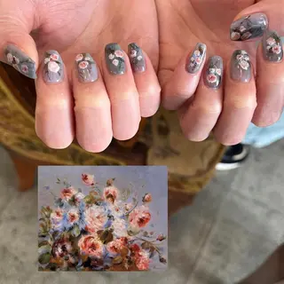 ネイル Trico Antique所属・岩本 杏のネイルデザイン