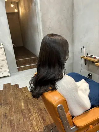 ロング カラー 角田 いちるのヘアスタイル