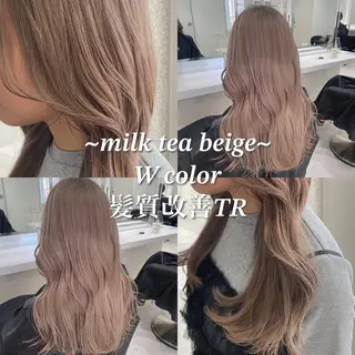 セミロング カラー 🌿透明感赤み消し Keishin🌿のヘアスタイル