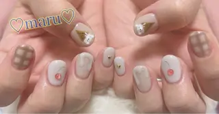 ネイル まるみ♡8/25- 31お休み🙇‍♀️のネイルデザイン