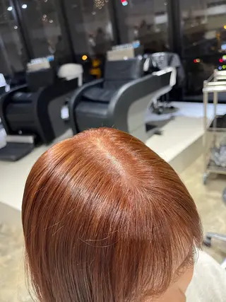 ミディアム 🟡ひろの/ツヤ カラー/髪質改善🟡のヘアスタイル