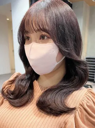 セミロング カラー YUI / LbyHOMEのヘアスタイル