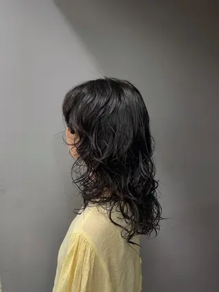 ミディアム パーマ 🩶Nemoto Saki🩶のヘアスタイル