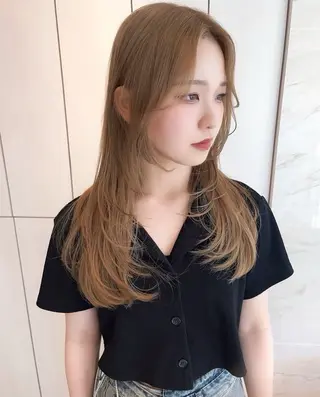 ロング 枝元 駿のヘアスタイル