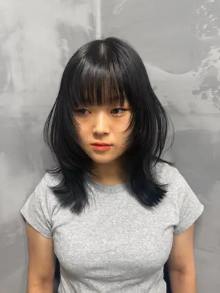 セミロング ayano /レイヤー/暖色のヘアスタイル