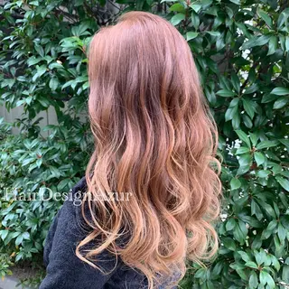 ロング カラー HairDesign Azurのヘアスタイル