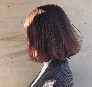 ショート カラー パーマ 🫧美髪矯正/ 髪質改善/藤平健太のヘアスタイル