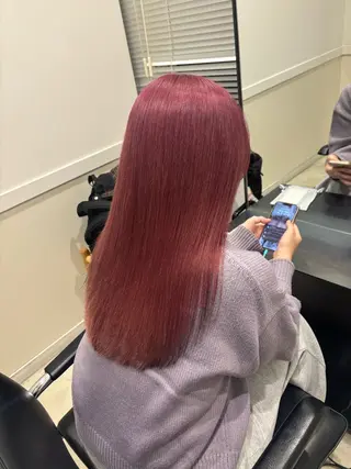 ロング GO TODAY SHAiRE SALON横浜店所属・ブリーチ/個室サロン /横浜駅/金光秀斗のヘアスタイル