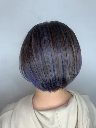 ショート カラー パーマ ヘアアレンジ nico 原宿所属・nico【代表】 市川 拓也のヘアスタイル