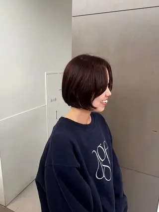 ショート LORENAO所属・マロベージュ rinaのヘアスタイル