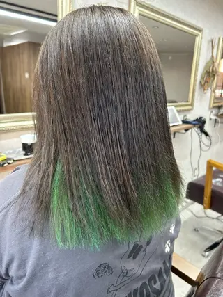 ロング カラー Lien 深井店のヘアスタイル