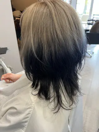 ミディアム カラー 勅使河原 裕生 Fiora大森のヘアスタイル