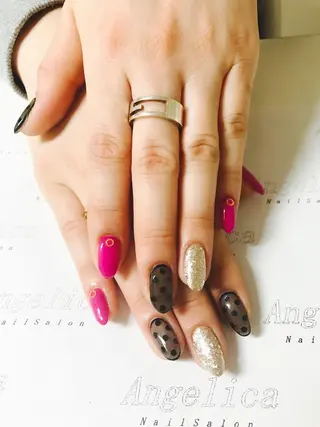 ネイル Angelica ネイリストのネイルデザイン