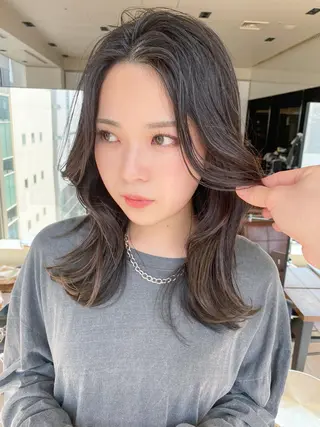 セミロング 【1日2名様限定】 AFLOAT白川雄副のヘアスタイル