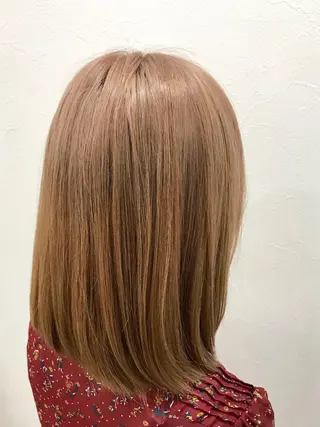 ミディアム カラー 髪質改善×METEO 店長 貞松直也のヘアスタイル