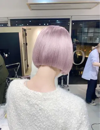 ショート 艶髪カラー✨ misaki .のヘアスタイル