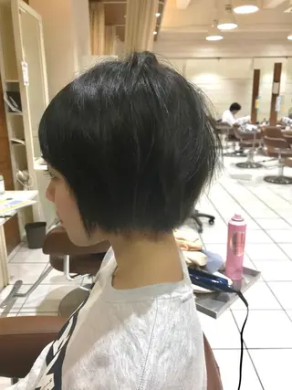 ショート ヘアアレンジ テラモト カズヨシのヘアスタイル