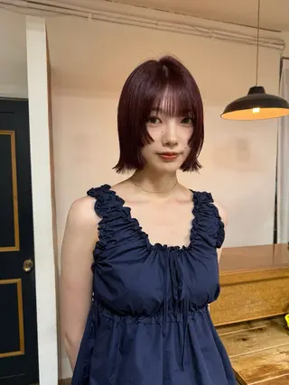 ショート カラー まろやか透明感カラー ♡MANAのヘアスタイル