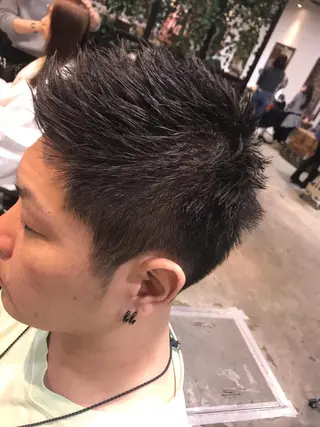 ショート カラー パーマ ヘアアレンジ メンズ キッズ Forest. -髪質改善-のヘアスタイル