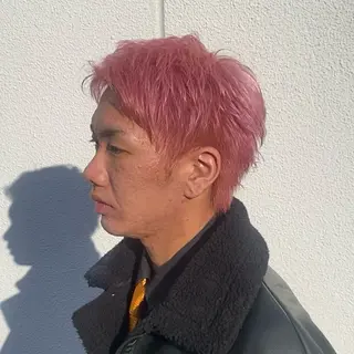 ショート ハイトーンカラー 特化型美容師TAKEのヘアスタイル