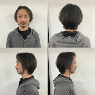 セミロング メンズ Vis-a-Vis志村坂上所属・段下 航一郎のヘアスタイル