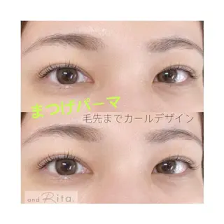 マツエク・マツパ and Rita 蒲生店所属・andRita蒲生店 kanouのマツエク・マツパデザイン