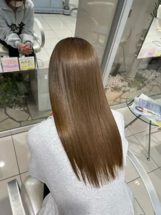 ロング カラー 盛れる韓国ヘア🩰/ 透明感カラー/華のヘアスタイル