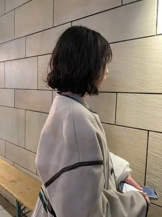 ミディアム 🍁ニュアンスパーマ .ショート🍁陸来のヘアスタイル