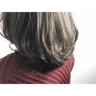 ミディアム セミロング ロング カラー パーマ ショート/レイヤー なら石井知希のヘアスタイル