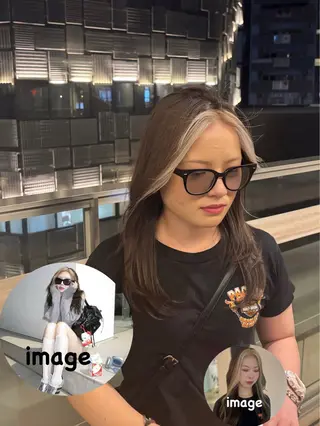 ロング カラー GO TODAY SHAiRE SALON横浜店所属・ブリーチ/個室サロン /横浜駅/金光秀斗のヘアスタイル