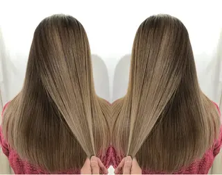 ロング カラー かわさき ともやのヘアスタイル