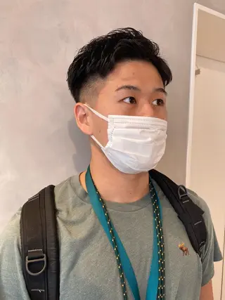 ショート パーマ メンズ 🟢ボブパーマ/ハー ドパーマ/大西🟢のヘアスタイル