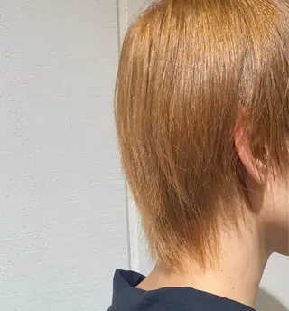 カラー 堀結香/顔まわり レイヤー/蒲生四丁目のヘアスタイル