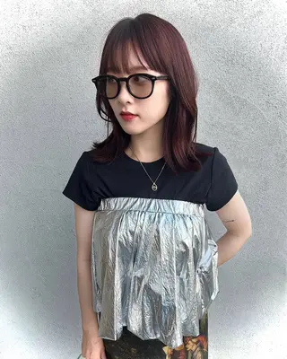 ミディアム SOYON nanamiのヘアスタイル