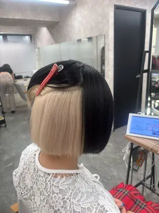 カラー 外国人風カラー ×19歳美容師ルイヤのヘアスタイル