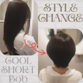 ショート GR 髪質改善トリートメント×ヘッドスパ【ジーアール】所属・🌺中村🌺毎日楽し くなる髪をご提案✨のヘアスタイル