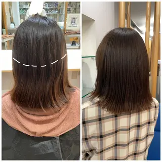 カラー 🍊mai🍊 似合わせパーマのヘアスタイル
