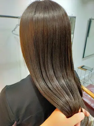 ロング SUN GLOW サングロウ所属・水素トリートメント/ 髪質改善/ナカノメのヘアスタイル