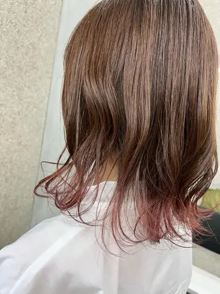 ミディアム カラー ヘアアレンジ SEA　浦安所属・浦安美容師🌈 Mayaのヘアスタイル