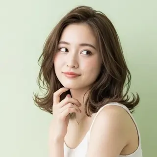 ミディアム カラー Halo/長居美容室 ショート/ROKIのヘアスタイル