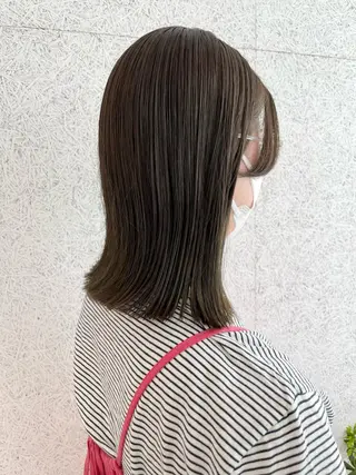 ミディアム カラー SOYON 🤍CHIZU🤍.のヘアスタイル