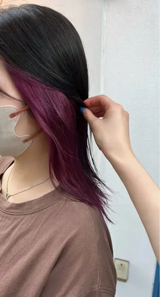 ミディアム カラー 中川 もえか【明石】のヘアスタイル