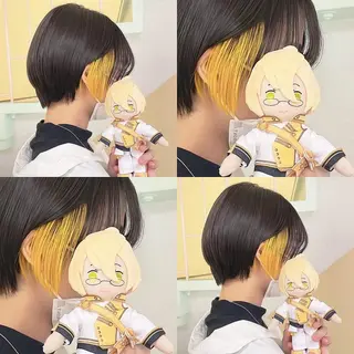 カラー 渋谷:インナーカラー ／🍒エリカ🍒のヘアスタイル