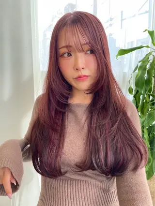 ロング カラー ness ネスのヘアスタイル