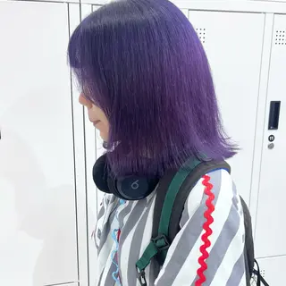 ミディアム カラー ヘアアレンジ 𝐠𝐢𝐫𝐥𝐲 𝐦𝐨𝐝𝐞🖤のヘアスタイル