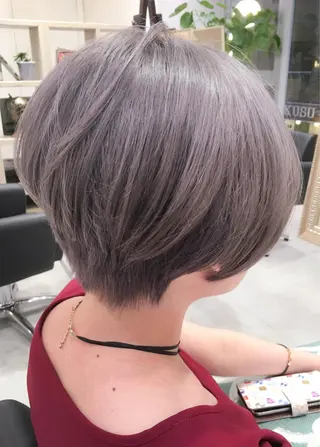 ショート カラー LITTY所属・レイヤー/髪質改善 /山永圭介のヘアスタイル