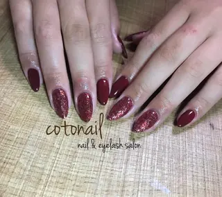 ミディアム ネイル ツメトマツゲ .のネイルデザイン