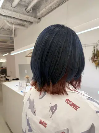 ミディアム 🌻花屋併設🌻濱 幸帆のヘアスタイル
