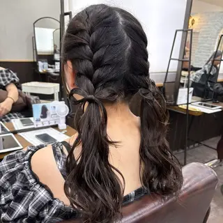 ロング ヘアアレンジ 🦄🩵YUNA 🩵🦄のヘアスタイル