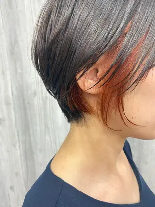 ショート ✨韓国風カット/艶髪 カラー✨yumeのヘアスタイル